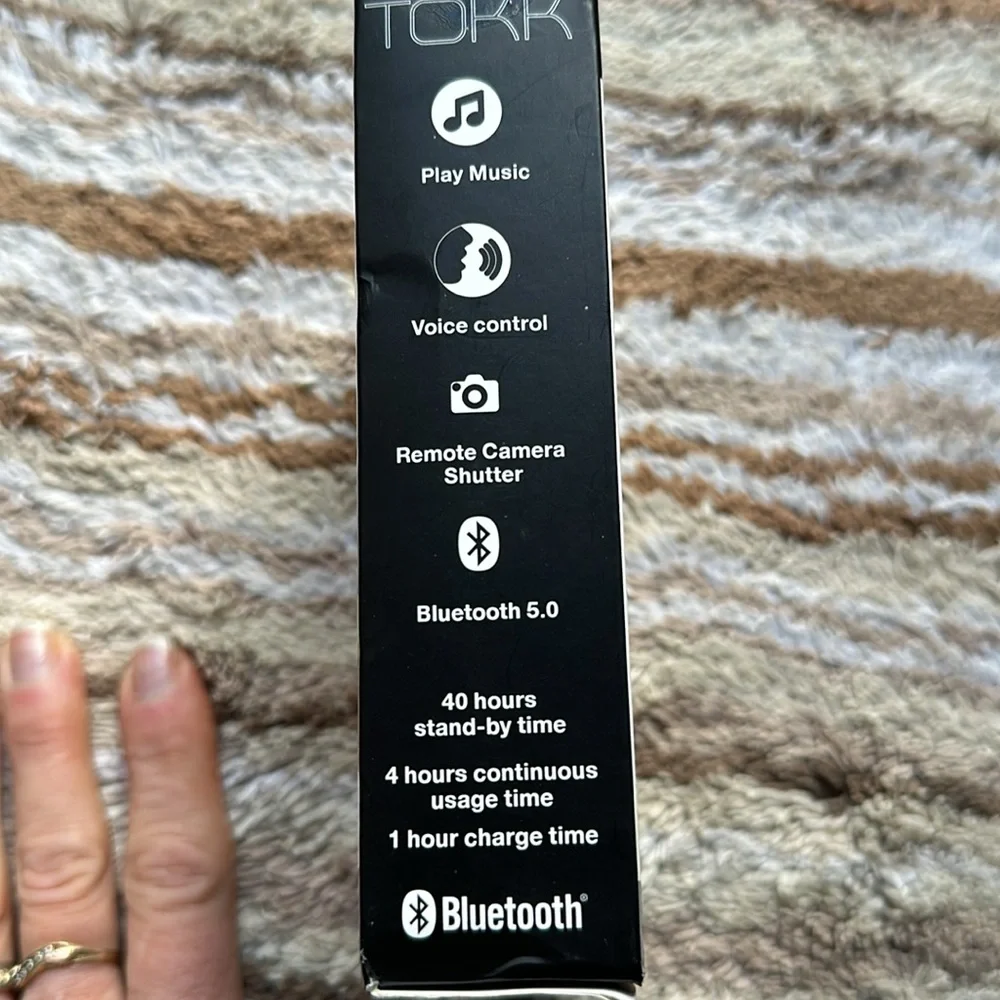 Black Smart Wearable Assistant Headset